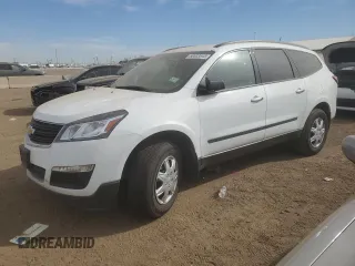 2017 Chevrolet Traverse LS with VIN 1GNKRFED1HJ252706, listed as a Copart auction lot 50633545 with 58,079 mi miles and Salvage Title. Bid and sale history available at carsss.com. Image 1.