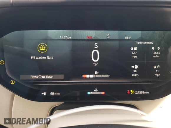2023 Land Rover Range Rover SE z VIN SALKP9E76PA011547, wystawiony jako Copart lot #71273284 z przebiegiem 21 568 mil mil oraz Czysty tytuł • Clean title. Historia ofert i sprzedaży dostępna na DreamBid. Obrazek 9.