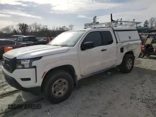 2024 Nissan Frontier S with VIN 1N6ED1CM7RN639682, listed as a Copart auction lot 45129225 with 9,151 mi miles and Salvage Title. Bid and sale history available at carsss.com. Image 1.