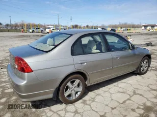 2004 Honda Civic EX with VIN 2HGES26764H529889, listed as a Copart auction lot 49139985 with 153,737 mi miles and Salvage Title. Bid and sale history available at DreamBid. Image 3.