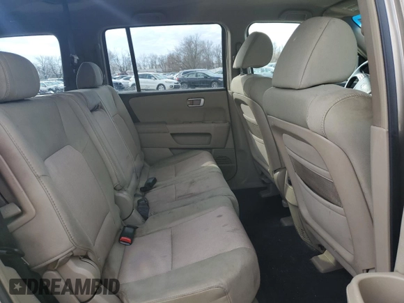 2009 Honda Pilot EX with VIN 5FNYF48489B043483, listed as a Copart auction lot 46344755 with 178,833 mi miles and Salvage Title. Bid and sale history available at DreamBid. Image 12.