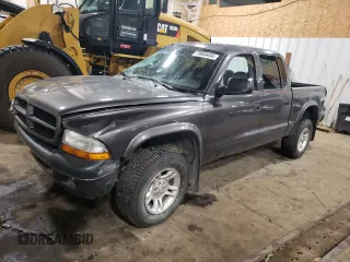 2003 Dodge Dakota Sport with VIN 1D7HG38N43S369703, listed as a Copart auction lot 79664404 with 225,257 mi miles and Salvage Title. Bid and sale history available at DreamBid. Image 1.