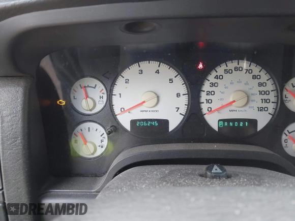 2002 Dodge 1500 with VIN 3D7HU18N62G169229, listed as a IAAI auction lot 41989528 with 206,245 mi miles and . Bid and sale history available at DreamBid. Image 7.