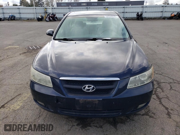 2006 Hyundai Sonata GLS with VIN 5NPEU46F26H141502, listed as a Copart auction lot 52034635 with 169,786 mi miles and Salvage Title. Bid and sale history available at DreamBid. Image 5.