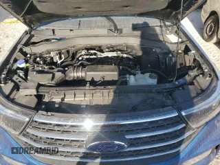 2022 Ford Explorer XLT with VIN 1FMSK8DH7NGB68147, listed as a Copart auction lot 43988225 with 0 mi miles and Salvage Title. Bid and sale history available at carsss.com. Image 12.