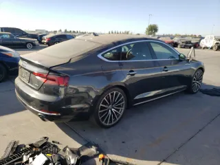 2019 Audi A5 Sportback Prestige with VIN WAUCNCF57KA016659, listed as a Copart auction lot 74605354 with 59,165 mi miles and Salvage Title. Bid and sale history available at carsss.com. Image 3.