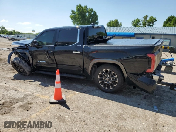2022 Toyota Tundra Limited with VIN 5TFJA5ABXNX004246, listed as a Copart auction lot 55770835 with Not provided miles and Salvage title. Bid and sale history available at DreamBid. Image 2.
