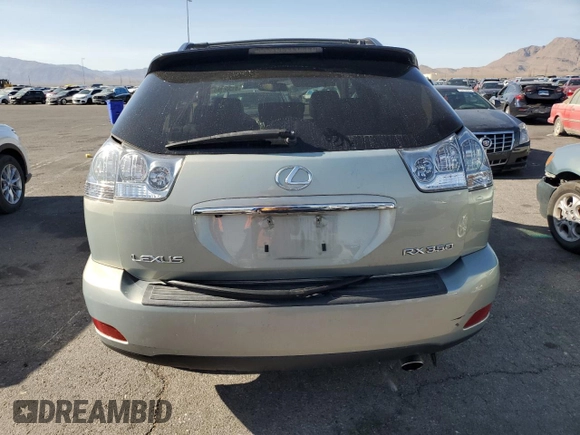 2009 Lexus RX 350 with VIN 2T2GK31U59C070040, listed as a Copart auction lot 51305865 with 144,033 mi miles and Salvage Title. Bid and sale history available at DreamBid. Image 6.