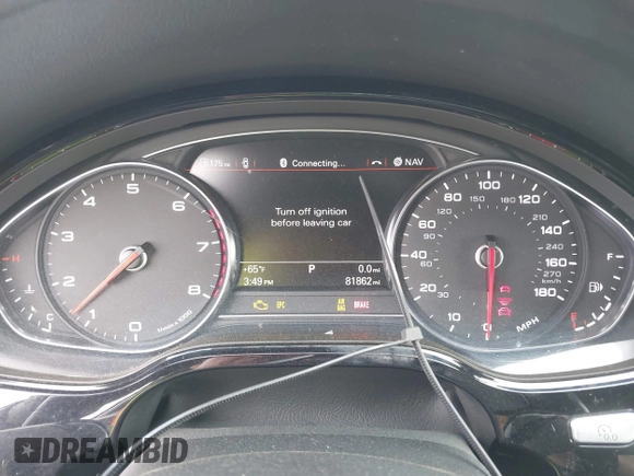 2015 Audi A8 3.0T with VIN WAU3GAFD3FN033317, listed as a IAAI auction lot 41854277 with 81,862 mi miles and . Bid and sale history available at DreamBid. Image 7.