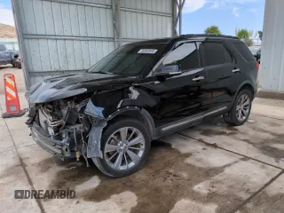 2018 Ford Explorer Limited z VIN 1FM5K8F85JGA89225, wystawiony jako Copart lot #58362855 z przebiegiem 89 370 mil mil oraz Szkoda całkowita • Salvage title. Historia ofert i sprzedaży dostępna na DreamBid. Obrazek 1.