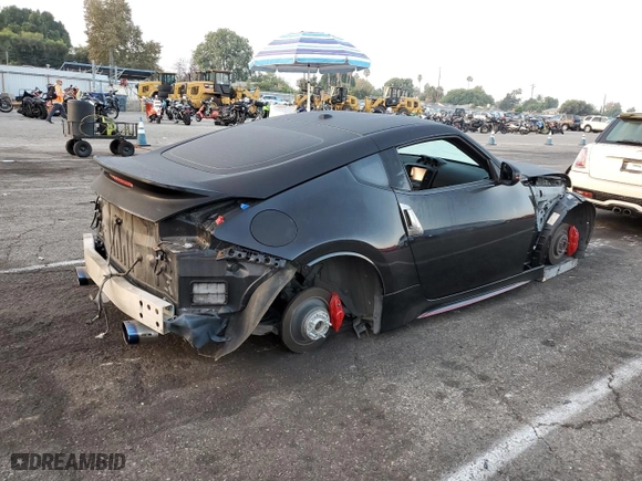 2018 Nissan 370Z Coupe NISMO with VIN JN1AZ4EH7JM570574, listed as a Copart auction lot 78103424 with 0 mi miles and Salvage Title. Bid and sale history available at carsss.com. Image 3.