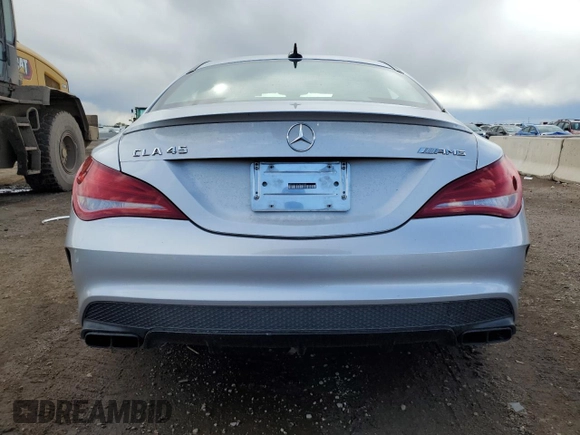 2015 Mercedes-Benz CLA 45 AMG with VIN WDDSJ5CB2FN216868, listed as a Copart auction lot 55498545 with 67,351 mi miles and Salvage title. Bid and sale history available at DreamBid. Image 6.