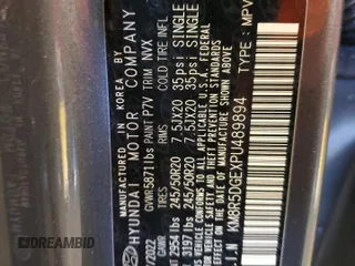 2023 Hyundai Palisade Ultimate Calligraphy z VIN KM8R5DGEXPU489894, wystawiony jako Copart lot #46119495 z przebiegiem 42 515 mil mil oraz Szkoda całkowita • Salvage title. Historia ofert i sprzedaży dostępna na DreamBid. Obrazek 14.
