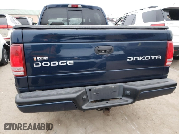 2004 Dodge Dakota Sport with VIN 1D7HL38N84S700019, listed as a Copart auction lot 49158204 with 95,636 mi miles and Salvage Title. Bid and sale history available at carsss.com. Image 6.