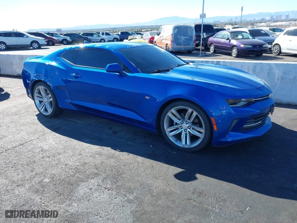2016 Chevrolet Camaro 2LT with VIN 1G1FD1RSXG0148944, listed as a IAAI auction lot 40783311 with 56,208 mi miles. Bid and sale history available at carsss.com. Image 1.