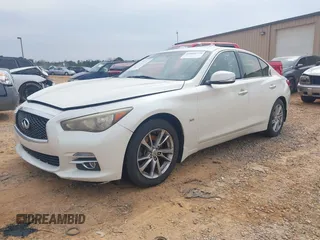 2017 Infiniti Q50 3.0t Premium with VIN JN1EV7AR8HM839141, listed as a IAAI auction lot 41803774 with 109,893 mi miles. Bid and sale history available at carsss.com. Image 17.