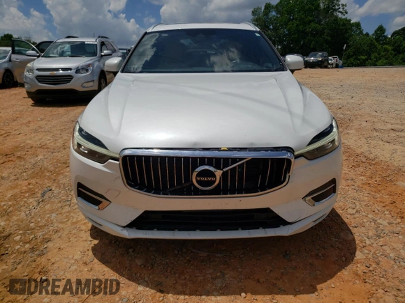 2021 Volvo XC60 Inscription with VIN YV4102RL3M1856578, listed as a Copart auction lot 60994225 with 45,748 mi miles and Salvage title. Bid and sale history available at DreamBid. Image 5.