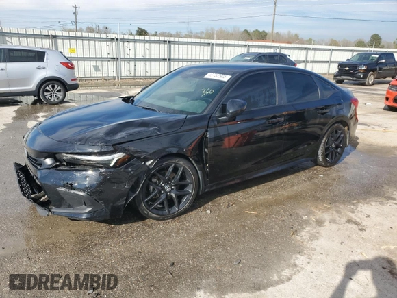 2022 Honda Civic Sedan Sport with VIN 2HGFE2F54NH539526, listed as a Copart auction lot 49782905 with 67,071 mi miles and Salvage Title. Bid and sale history available at carsss.com. Image 1.