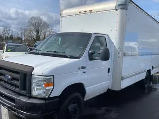 2009 Ford Econoline Cargo with VIN 1FDWE35LX9DA36683, listed as a Copart auction lot 50453625 with 309,448 mi miles and Salvage Title. Bid and sale history available at DreamBid. Image 2.