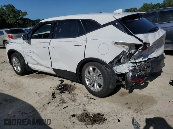 2022 Chevrolet Blazer LT with VIN 3GNKBCR4XNS173445, listed as a Copart auction lot 62848345 with 42,805 mi miles and Non repairable. Bid and sale history available at DreamBid. Image 2.
