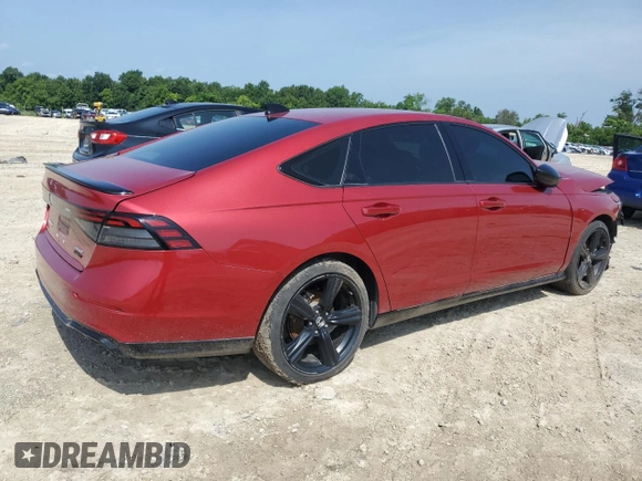 2023 Honda Accord Sport-L with VIN 1HGCY2F75PA024189, listed as a Copart auction lot 65699195 with Not provided miles and Clean title. Bid and sale history available at DreamBid. Image 3.