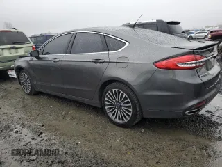 2018 Ford Fusion Titanium with VIN 3FA6P0D92JR193919, listed as a Copart auction lot 42188094 with 99,939 mi miles and Salvage title. Bid and sale history available at DreamBid. Image 2.