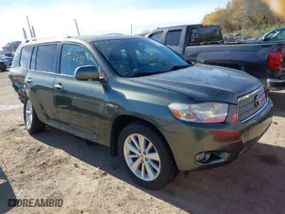 2008 Toyota Highlander Hybrid Limited with VIN JTEEW44AX82008911, listed as a IAAI auction lot 40812281 with 305,676 mi miles. Bid and sale history available at carsss.com. Image 1.