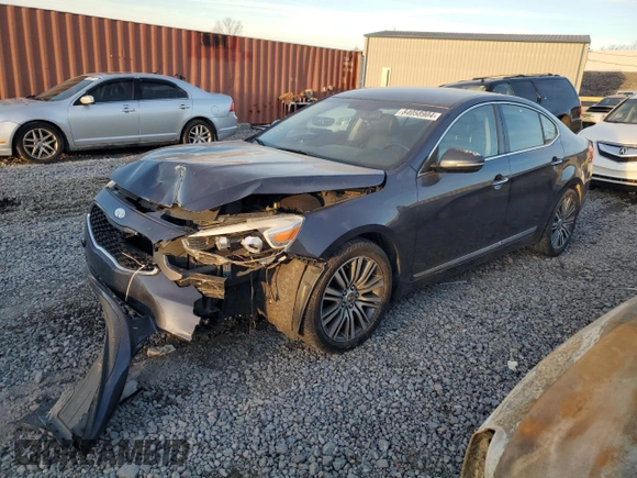 2014 Kia Cadenza Premium with VIN KNALN4D77E5129941, listed as a Copart auction lot 84058904 with 180,361 mi miles and Salvage Title. Bid and sale history available at carsss.com. Image 1.