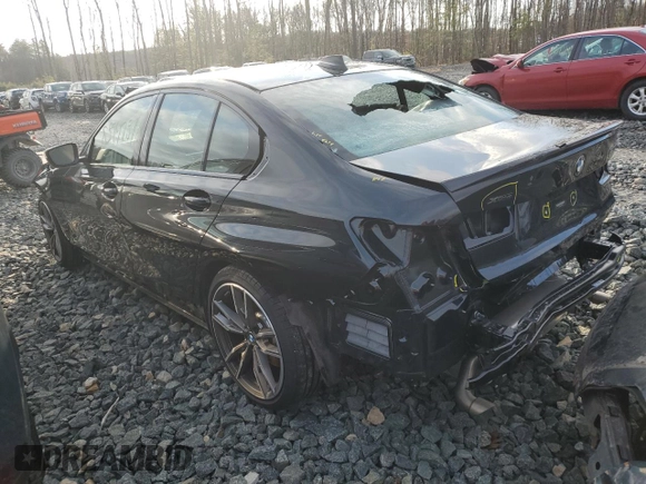 2022 BMW 3 Series M340i xDrive with VIN 3MW5U9J02N8C30176, listed as a Copart auction lot 83947374 with 20,863 mi miles and Salvage Title. Bid and sale history available at carsss.com. Image 2.