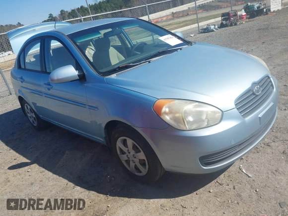 2008 Hyundai Accent GLS with VIN KMHCN46C38U237153, listed as a IAAI auction lot 41707654 with 95,003 mi miles. Bid and sale history available at carsss.com. Image 1.