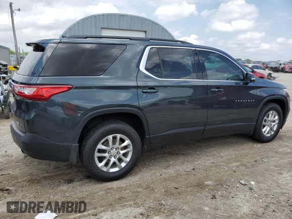 2019 Chevrolet Traverse LT Cloth with VIN 1GNERGKW5KJ194096, listed as a Copart auction lot 59904105 with 88,892 mi miles and Salvage title. Bid and sale history available at DreamBid. Image 3.