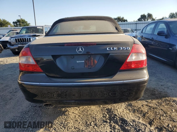 2008 Mercedes-Benz CLK-Class 3.5L with VIN WDBTK56G38T091928, listed as a Copart auction lot 61878514 with 124,845 mi miles and Clean Title. Bid and sale history available at carsss.com. Image 6.