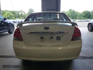 2008 Kia Spectra EX with VIN KNAFE121185494050, listed as a Copart auction lot 68599644 with 165,610 mi miles and Clean Title. Bid and sale history available at carsss.com. Image 6.