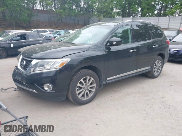 2014 Nissan Pathfinder S with VIN 5N1AR2MM6EC701890, listed as a IAAI auction lot 42280836 with 132,479 mi miles and . Bid and sale history available at DreamBid. Image 2.