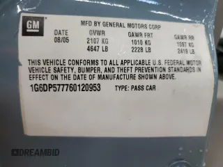 2006 Cadillac CTS with VIN 1G6DP577760120953, listed as a Copart auction lot 55736155 with 136,232 mi miles and Salvage Title. Bid and sale history available at carsss.com. Image 12.