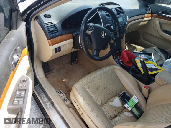 2006 Acura TSX with VIN JH4CL96846C017556, listed as a Copart auction lot 62270225 with 284,344 mi miles and Clean title. Bid and sale history available at DreamBid. Image 8.