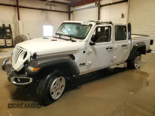2023 Jeep Gladiator Sport S z VIN 1C6HJTAG0PL523306, wystawiony jako Copart lot #59236535 z przebiegiem 64 185 mil mil oraz Szkoda całkowita • Salvage title. Historia ofert i sprzedaży dostępna na DreamBid. Obrazek 1.