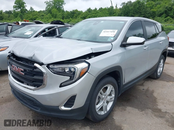 2021 GMC Terrain SLE with VIN 3GKALMEV2ML363310, listed as a IAAI auction lot 42167450 with 48,032 mi miles and . Bid and sale history available at DreamBid. Image 17.