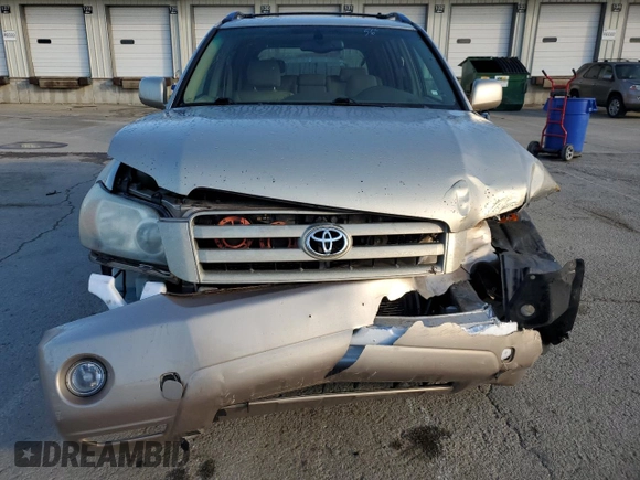 2005 Toyota Highlander z VIN JTEEP21AX50118855, wystawiony jako Copart lot #56894445 z przebiegiem 183 908 mil mil oraz Czysty tytuł • Clean title. Historia ofert i sprzedaży dostępna na DreamBid. Obrazek 5.