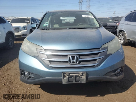 2013 Honda CR-V EX with VIN 5J6RM4H58DL043499, listed as a Copart auction lot 48477115 with 122,715 mi miles and Salvage Title. Bid and sale history available at carsss.com. Image 5.