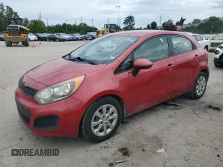2013 Kia Rio LX with VIN KNADM5A3XD6186531, listed as a Copart auction lot 68490314 with 134,344 mi miles and Salvage Title. Bid and sale history available at DreamBid. Image 1.