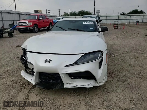 2020 Toyota Supra 3.0 with VIN WZ1DB4C04LW032225, listed as a Copart auction lot 57639875 with Not provided miles and Salvage title. Bid and sale history available at DreamBid. Image 14.
