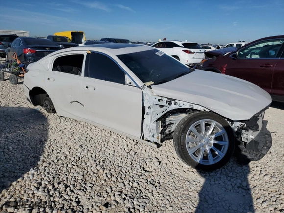 2021 Cadillac CT5 Luxury with VIN 1G6DW5RKXM0115182, listed as a Copart auction lot 81588364 with 21,570 mi miles and Salvage Title. Bid and sale history available at carsss.com. Image 4.