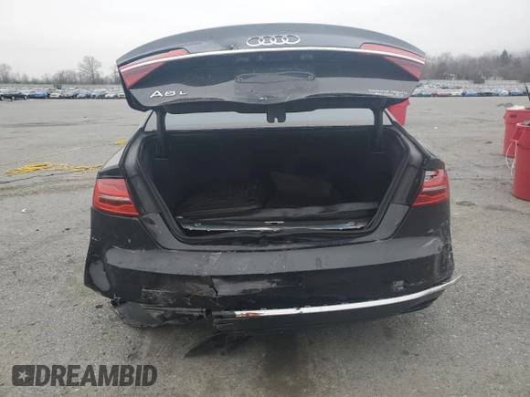 2015 Audi A8 L 3.0T with VIN WAU3GAFD3FN001094, listed as a Copart auction lot 49264345 with 87,184 mi miles and Salvage Title. Bid and sale history available at carsss.com. Image 6.