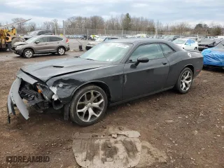 2015 Dodge Challenger SXT Plus with VIN 2C3CDZBG9FH732443, listed as a Copart auction lot 46172295 with 81,235 mi miles and Salvage Title. Bid and sale history available at carsss.com. Image 1.