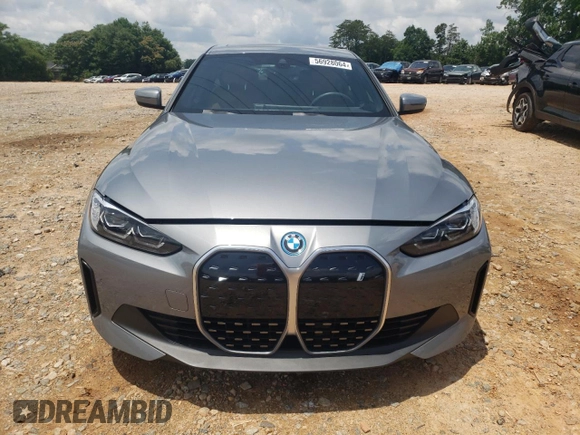 2023 BMW i4 eDrive40 with VIN WBY73AW08PFN75939, listed as a Copart auction lot 56928064 with 10,295 mi miles and Salvage Title. Bid and sale history available at carsss.com. Image 5.