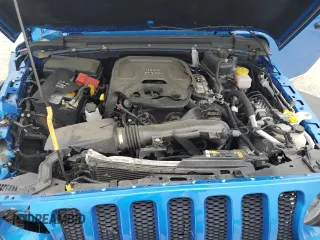 2022 Jeep Wrangler Unlimited Sport with VIN 1C4HJXDN6NW232539, listed as a Copart auction lot 52146025 with 29,571 mi miles and Salvage Title. Bid and sale history available at DreamBid. Image 12.