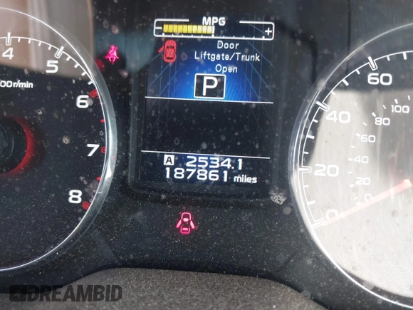 2014 Subaru Outback 2.5i Limited with VIN 4S4BRCNC7E3311039, listed as a IAAI auction lot 42102365 with 187,861 mi miles. Bid and sale history available at carsss.com. Image 15.