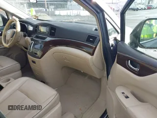 2013 Nissan Quest LE with VIN JN8AE2KP2D9066986, listed as a IAAI auction lot 41022861 with 122,869 mi miles. Bid and sale history available at carsss.com. Image 5.