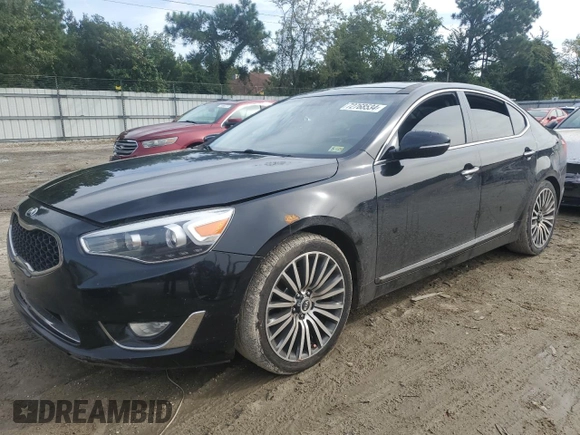 2015 Kia Cadenza Premium with VIN KNALN4D77F5187145, listed as a Copart auction lot 72768534 with 113,130 mi miles and Clean Title. Bid and sale history available at carsss.com. Image 1.